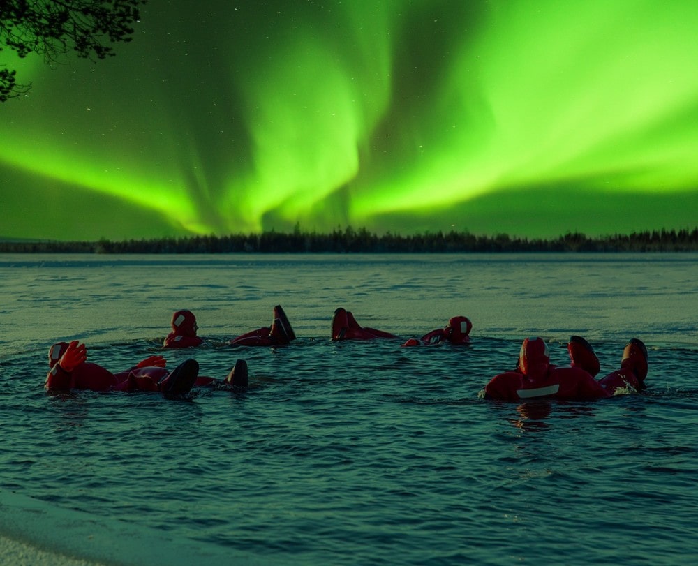 incentive travel, aurora floating